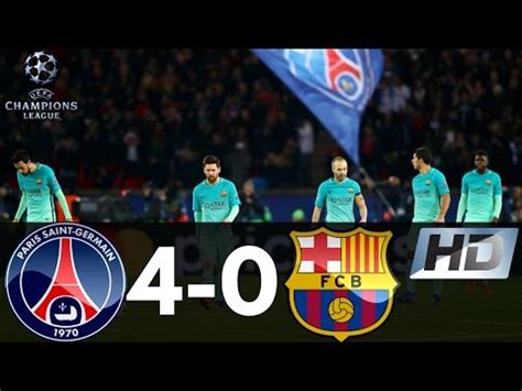 Here you can easy to compare statistics for both teams. PSG vs Barcelona 4-0 UEFA Champions League All Goals and ...