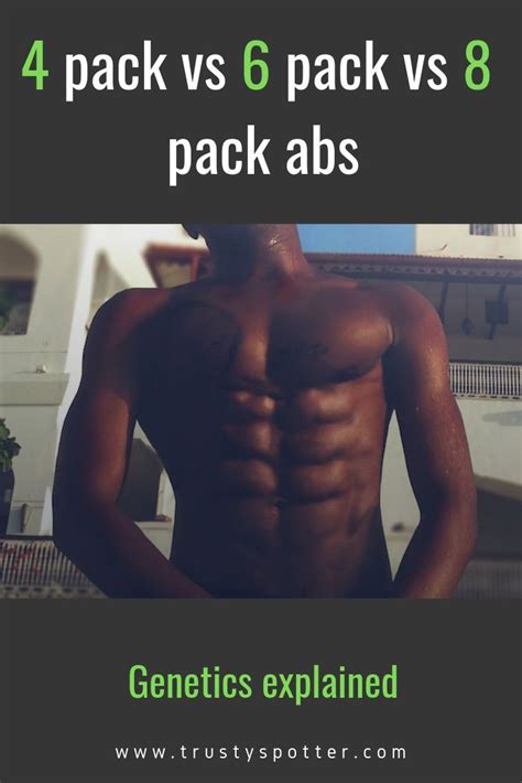 4 Pack Vs 6 Pack Vs 8 Pack Abs Explained With Pictures Trusty Spotter 6 Pack Abs Workout