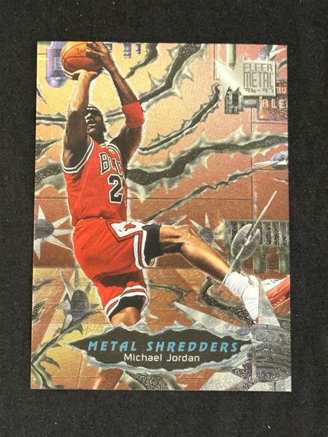 Lot 1996 97 Fleer Metal Shredders Michael Jordan