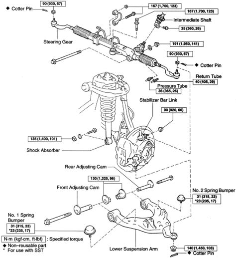 Toyota Truck Front End Diagram