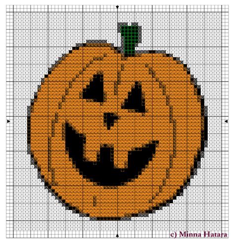 Minnahs Miniatures Halloween Cross Stitch Pattern Halloween