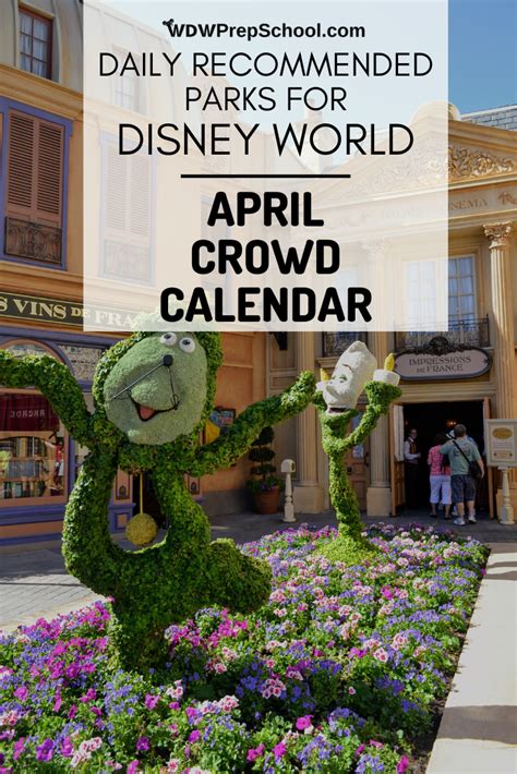 April Crowd Calendar For Disney World Disney World Tips And Tricks