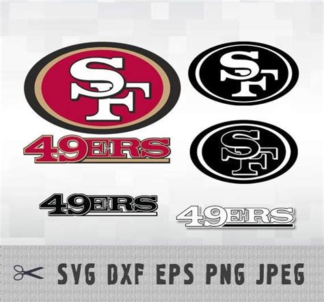San Francisco 49ers Svg Png Dxf Logo Vector Cut File
