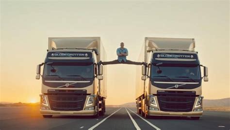 Nfz Messe Volvo Trucks The Epic Split Feat Van Damme Live Test