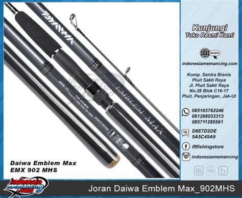 Promo Joran Mancing Daiwa Emblem Max 902Mhs Panjang 2 70M Diskon 18