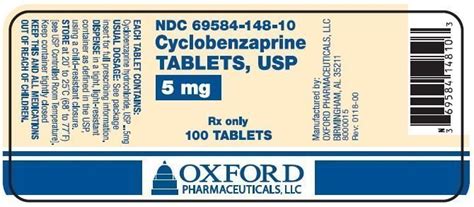 Cyclobenzaprine Fda Prescribing Information Side Effects And Uses
