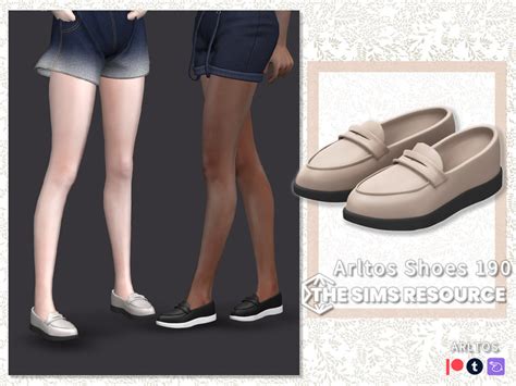 The Sims Resource Thick Bottom Loafers 190