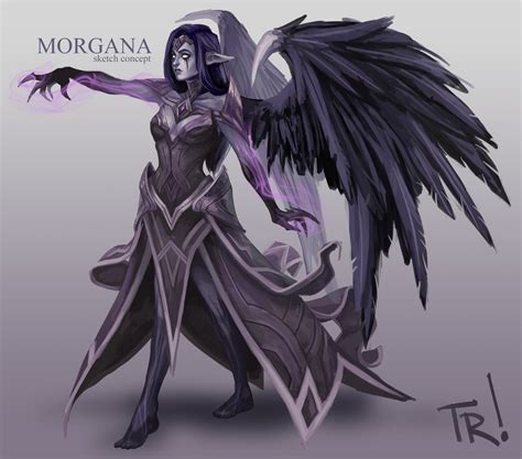Morgana Sketch Concept By Thomas Randby Rimaginaryruneterra