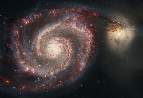 M51 Hubble Dataspitzer Data Astro Photo