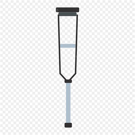 Crutche Clipart Transparent Background Cartoon Style Crutch Element