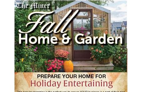 Fall Home And Garden Magazine By The Miner In Kingman Az Alignable