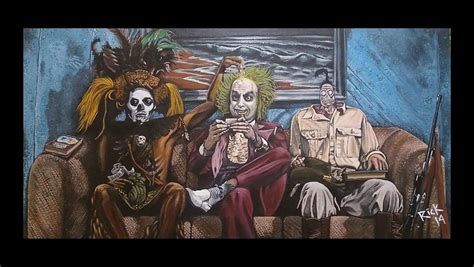 Beetlejuice Waiting Room Scene Poster Digital Art By Maria Sanchez