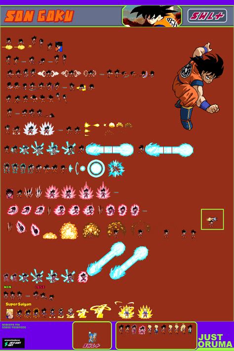 Goku Black Ssj Sprite Sheet By Thekrillmaster On Deviantart Goku
