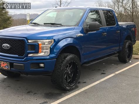 2018 Ford F 150 Wheel Offset Aggressive 1 Outside Fender Leveling