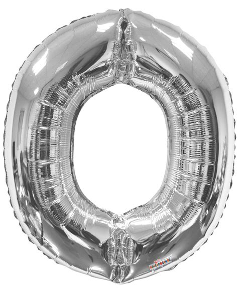 Silver Letter Balloons 34 Silver Letter O Foil Helium Balloon