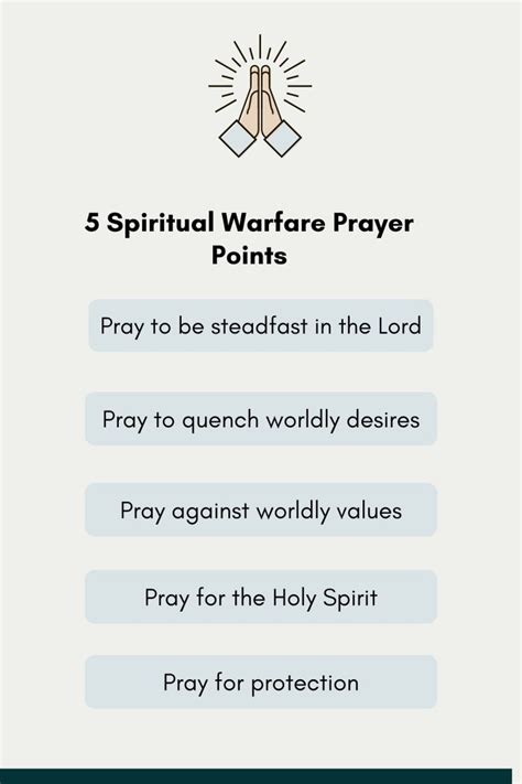 5 Spiritual Warfare Prayer Points And Prayers The Graceful Chapter