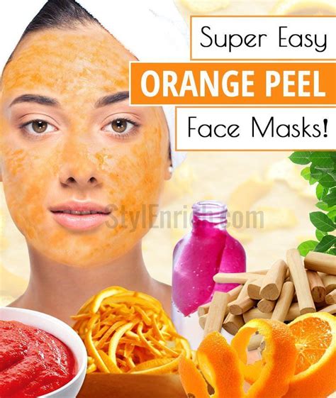 Orange Peel Face Masks Homemadefacemask Mask For Oily Skin Homemade