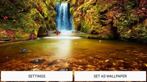 Jungle Waterfall Live Wallpaper Youtube