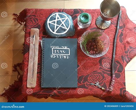 Wiccan Altar Fall Altar Setup Pagan Magic Ritual Altar Design Book