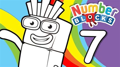 Numberblocks Learn Colors Learn To Count Number Seven Counting