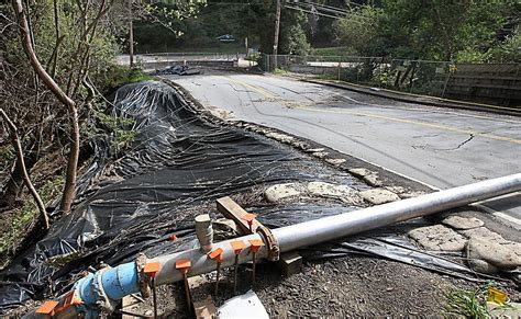 Storm Damage Road Repair Santa Cruz County Ca Parikh Geotechnical