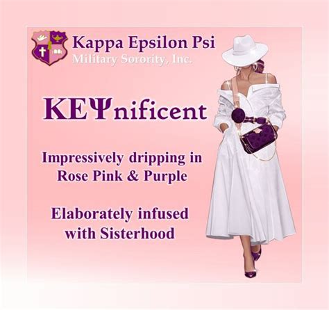 Sisterhood Kappa Sorority Pink Roses Pink Purple Military Keys