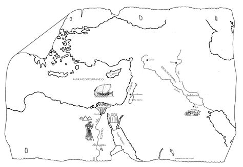 Mapa Da Mesopotâmia Para Colorir