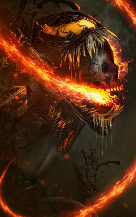 never thought of this mashup venom ghost rider art by bosslogic marvel