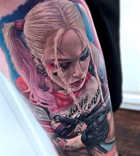 Margot Robbie Harley Quinn Tattoo