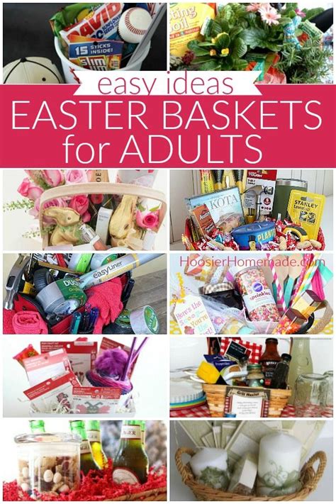 If you're looking for some good ideas for easter baskets for adults, you stumbled into that's right, easter baskets don't always have to be just for the kids! Easter Basket Ideas for Adults #easterbasketideas #easter ...