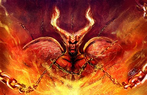Artstation Luciferthe Devil In The Hell