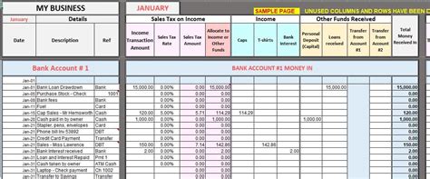 Excel Accounting Templates For Small Businesses New Professional Template