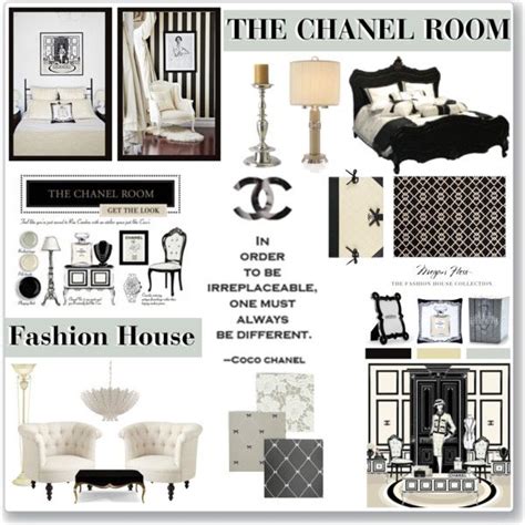The Chanel Room By Helleka On Polyvore Featuring Interior Interiors