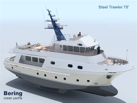 New Steel Ocean Going Motor Yacht Bering 75´ — Luxury Yacht Charter And Superyacht News