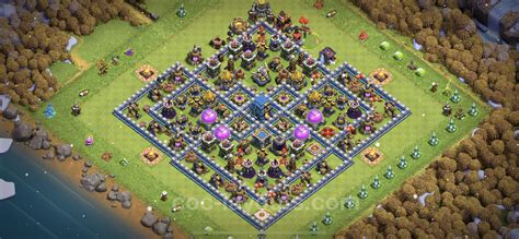 Trophy Defense Base Th With Link Legend League Hybrid Clash Of Clans Town Hall