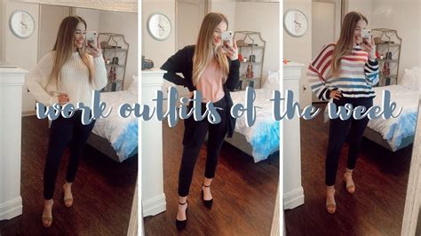 Outfits Of The Week For Work What I Wear As A Legal Assistant Youtube