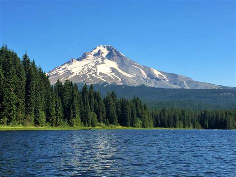 Waldo lake is oregon's second largest freshwater lake. Down the Road: Fishing on Trillium Lake, Oregon