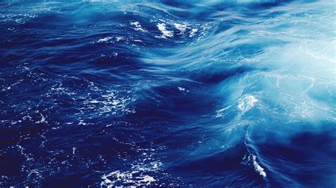 Vq25 Wave Nature Water Blue Green Sea Ocean Summer Wallpaper
