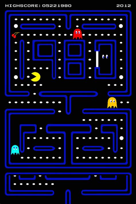 Pac Man Pacman Old Classic Retro Game Poster My Hot Posters
