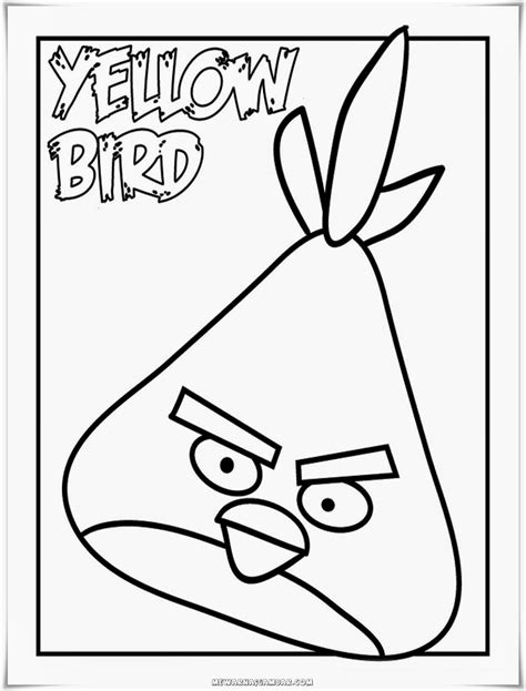 Gambar Mewarnai Untuk Anak Anak Gambar Mewarnai Angry Bird