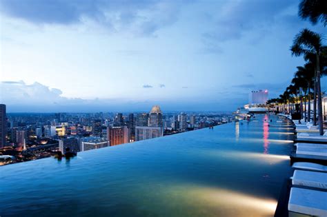 Rooftop Pool Marina Bay Sands Resort Singapore 9 Pic Awesome Pictures