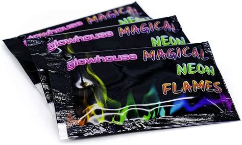 The Glowhouse Magic Neon Flames Mystical Fire Colourant 3 Pack Toptoy