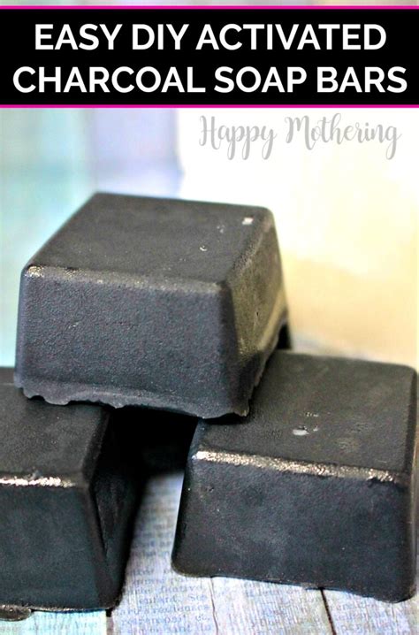Easy Diy Activated Charcoal Soap Bars Recipe Happy Mothering