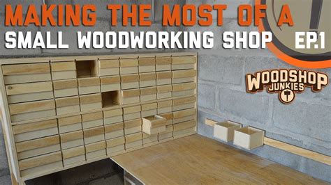 Most diyers can agree that nothing is better than a project that uses materials you already have on hand! Screw And Parts Organizer And Storage DIY - Making The Most Of A Small Woodworking Shop Ep.1 ...