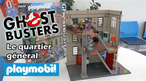 Playmobil Ghostbusters Le quartier général (9219) - Démo en français HD