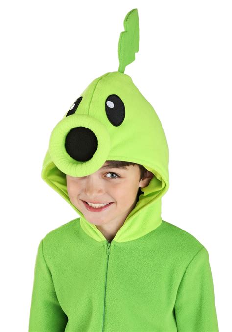 Plants Vs Zombies Peashooter Onesie Costume For Kids Video Game Costumes