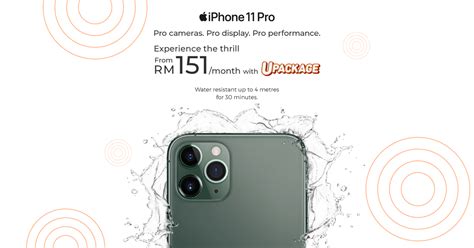 The latest iphone 11 series are officially arriving in malaysia on 27th september 2019. U Mobile - Get iPhone 11 Pro with UPackage