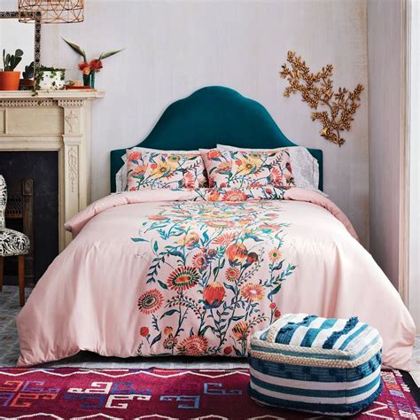 Placed Floral Duvet Cover And Pillow Sham Set Best Dorm Room Bundles