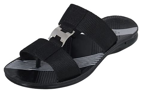 R V Footwear Mens Black Canvas Outdoor Sandals 6 Uk Fashion