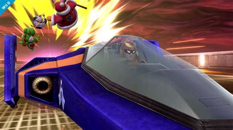 Imagen Captain Falcon Usando Su Smash Final Ssb4 Wii U